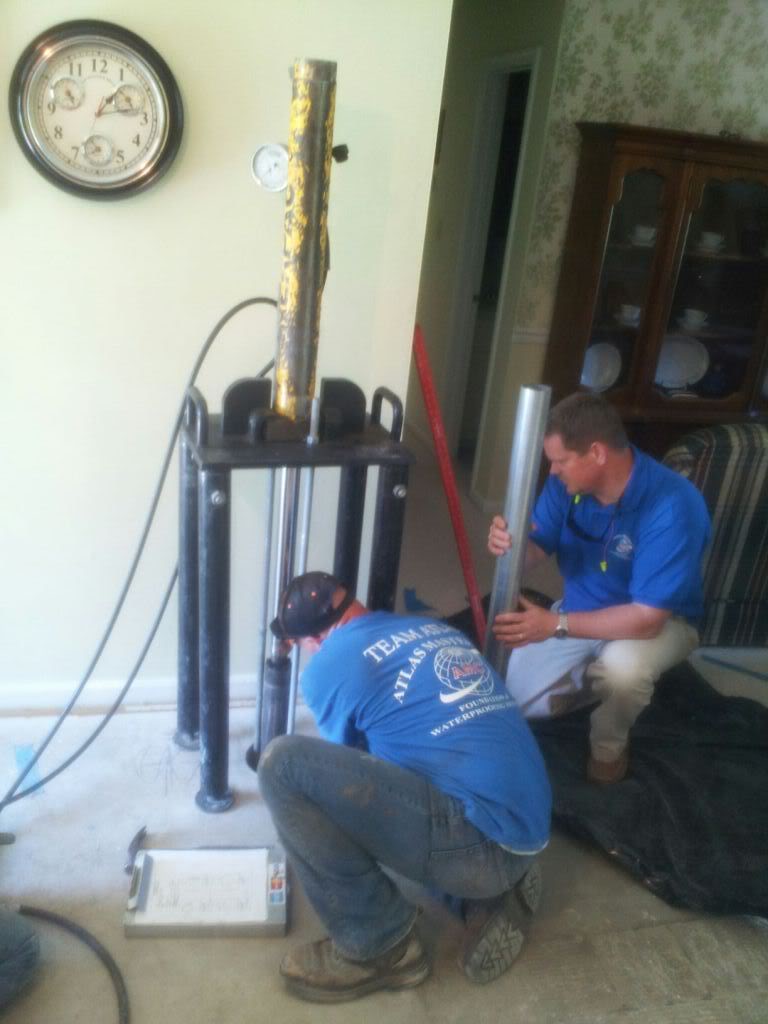 slab piers for cracked floors